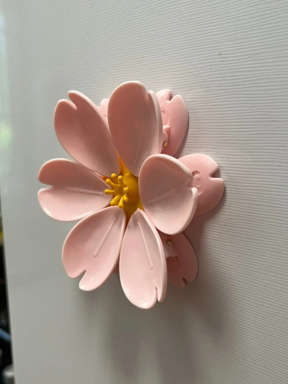 Pink Sakura Food Sealing Clips, 6 Detachable Petal Kitchen Bag Clips